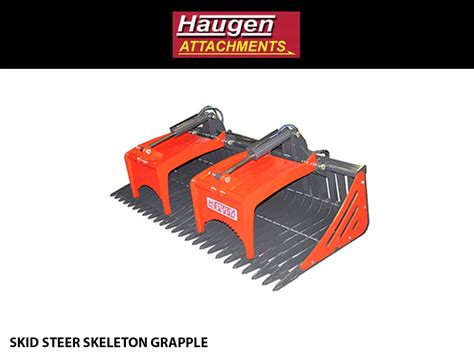 skeleton grapple for skid steer|skid steer grapples for sale.